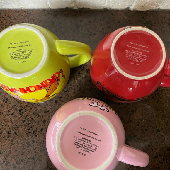 Dr.Seuss HoW The Grinch Stole Christmas Mug Set Like New - Picture 7 of 12